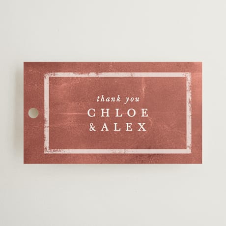 Wedding Favor Tags