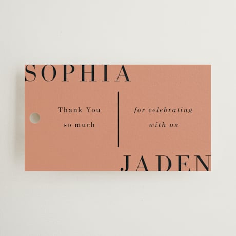 Wedding Favor Tags