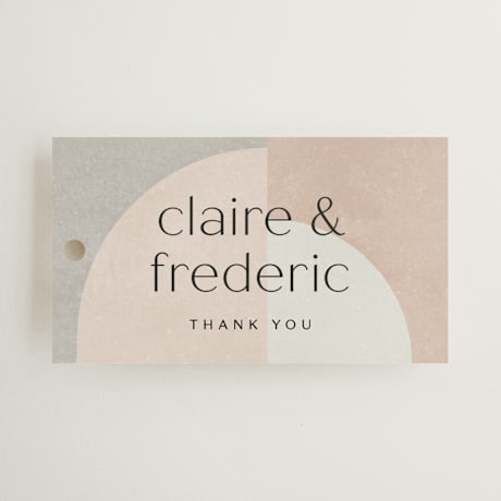Wedding Favor Tags