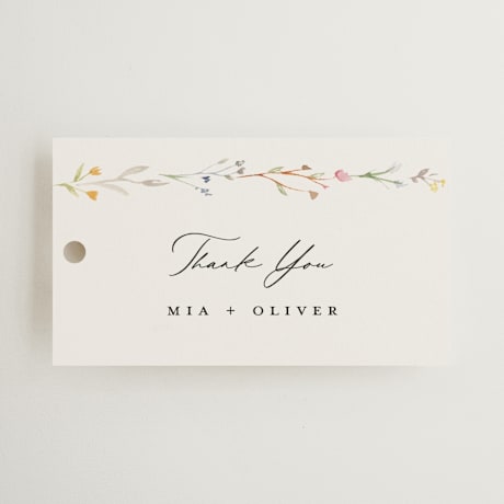 Wedding Favor Tags