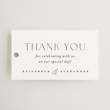 Wedding Favor Tags