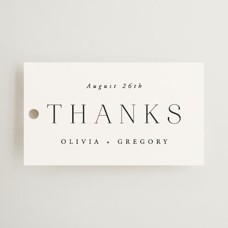 Wedding Favor Tags