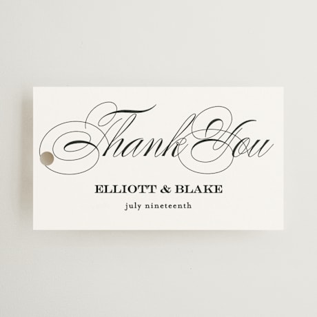 Wedding Favor Tags