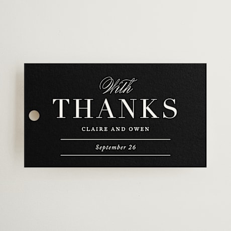 Wedding Favor Tags
