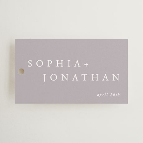 Wedding Favor Tags