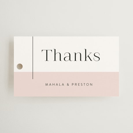 Wedding Favor Tags