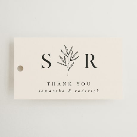 Wedding Favor Tags