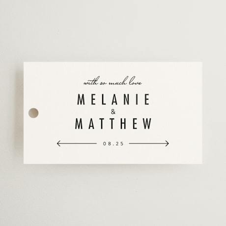 Wedding Favor Tags