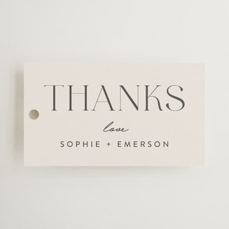 Wedding Favor Tags