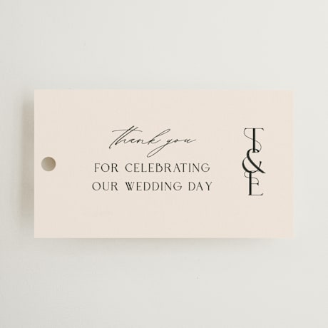 Wedding Favor Tags