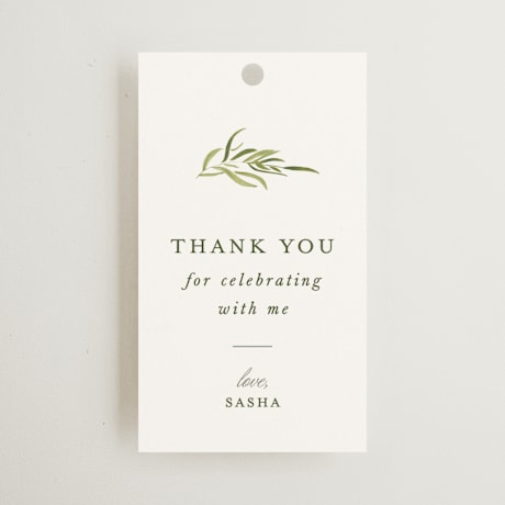 Bridal Shower Favor Tags