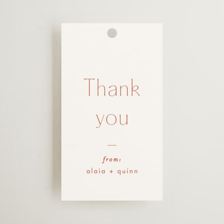 Bridal Shower Favor Tags