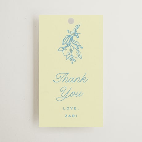 Bridal Shower Favor Tags