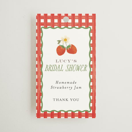 Bridal Shower Favor Tags