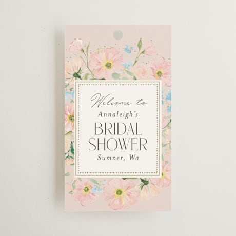 Bridal Shower Favor Tags