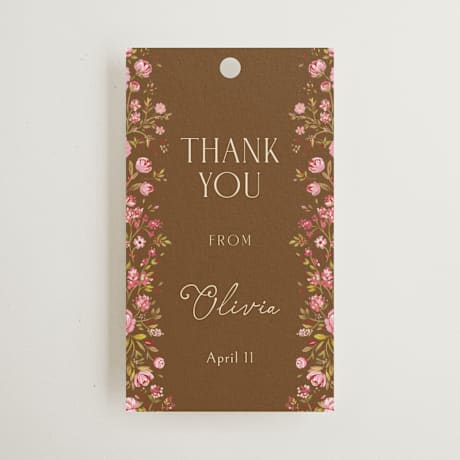 Bridal Shower Favor Tags