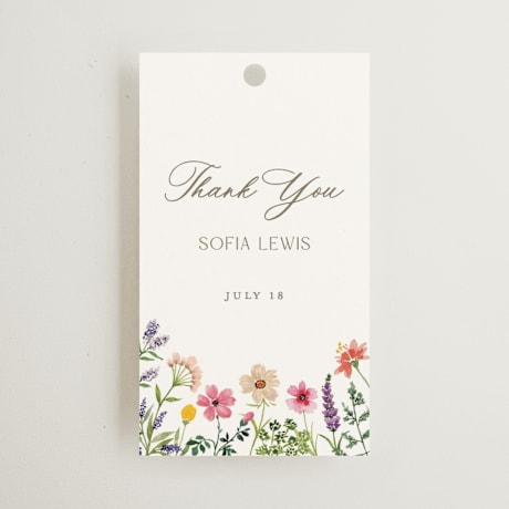 Bridal Shower Favor Tags