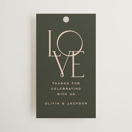 Engagement Party Favor Tags