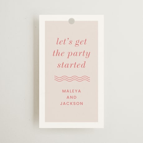 Rehearsal Dinner Favor Tags