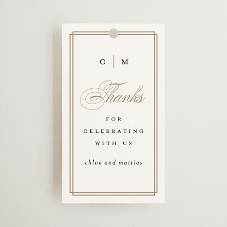 Wedding Favor Tags