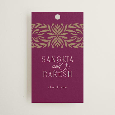 Wedding Favor Tags