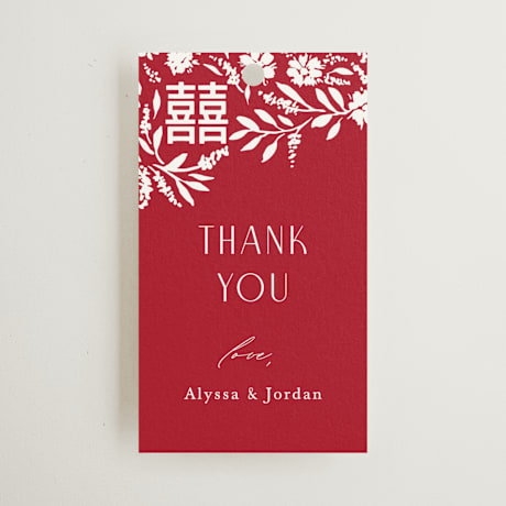 Wedding Favor Tags