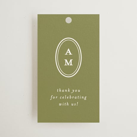 Wedding Favor Tags