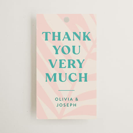Wedding Favor Tags