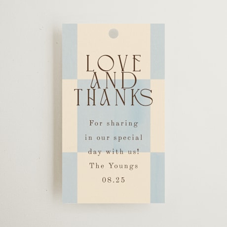 Wedding Favor Tags