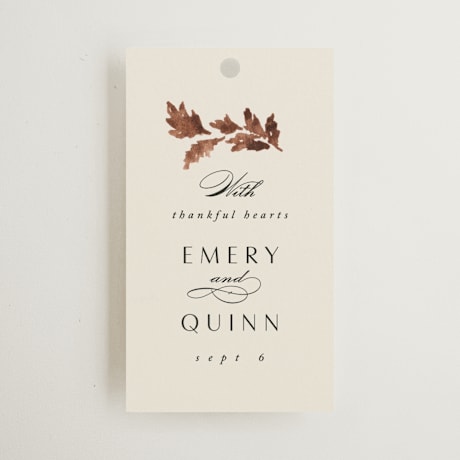 Wedding Favor Tags
