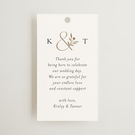 Wedding Favor Tags