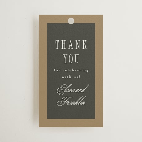 Wedding Favor Tags