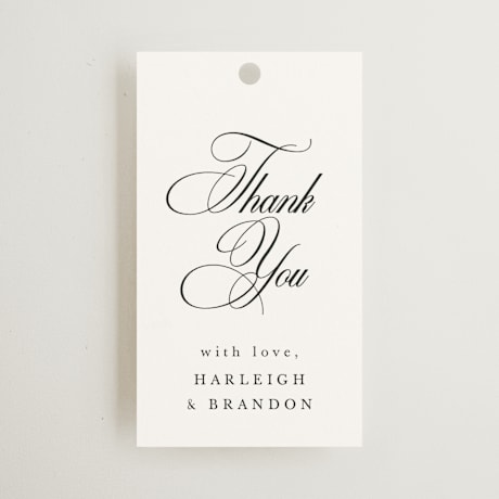 Wedding Favor Tags