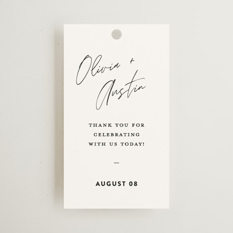 Wedding Favor Tags