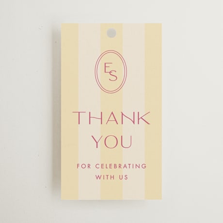 Wedding Favor Tags