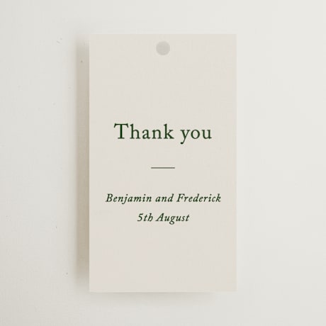 Wedding Favor Tags