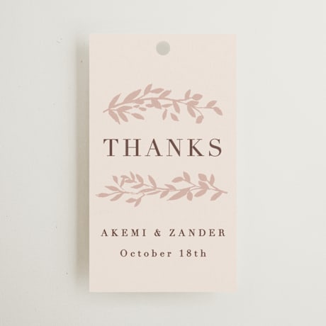 Wedding Favor Tags