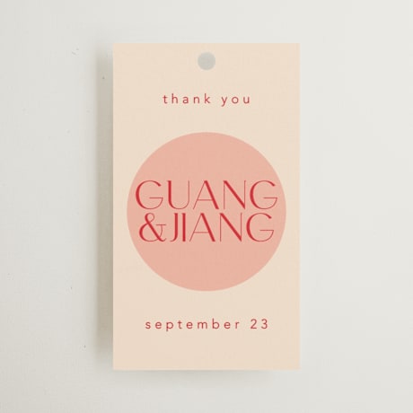 Wedding Favor Tags