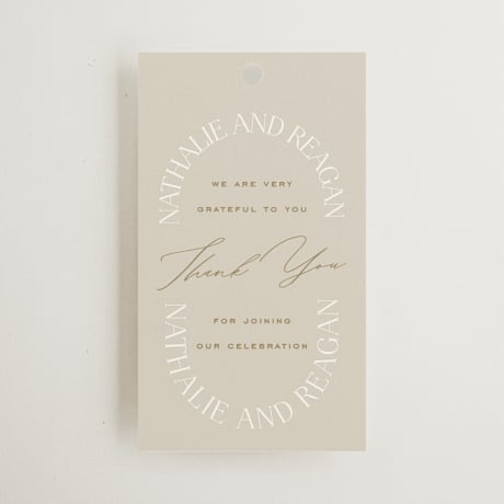Wedding Favor Tags