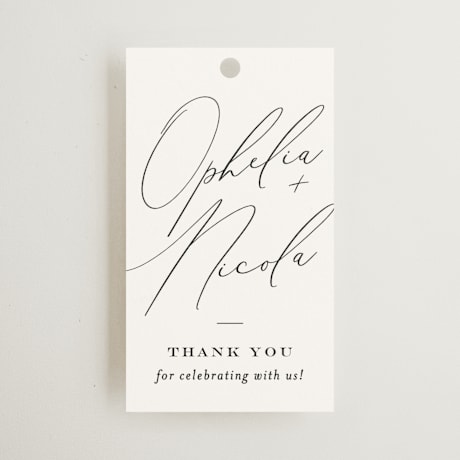 Wedding Favor Tags