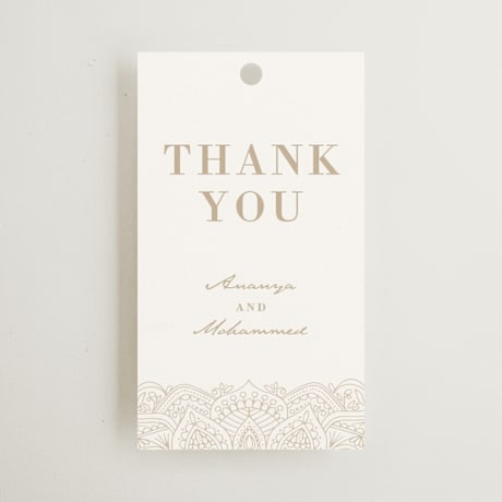 Wedding Favor Tags