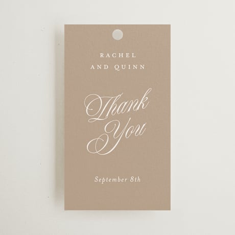 Wedding Favor Tags
