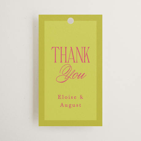Wedding Favor Tags
