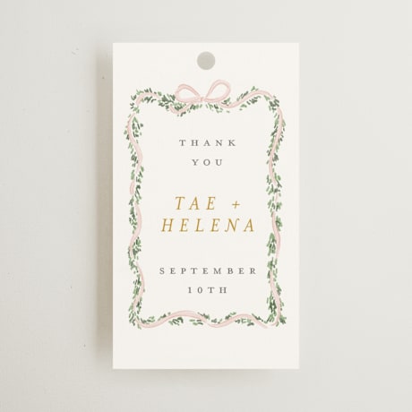 Wedding Favor Tags