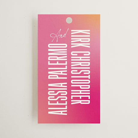 Wedding Favor Tags