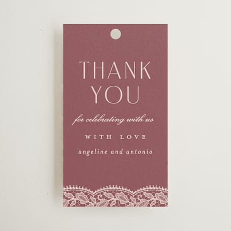 Wedding Favor Tags
