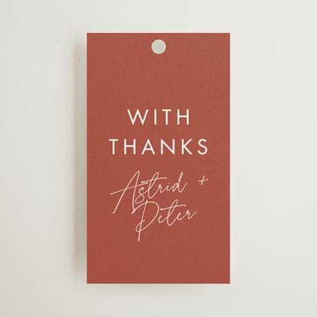 Wedding Favor Tags