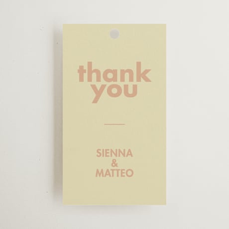 Wedding Favor Tags