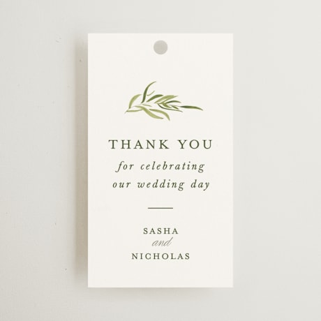 Wedding Favor Tags