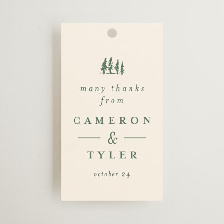 Wedding Favor Tags